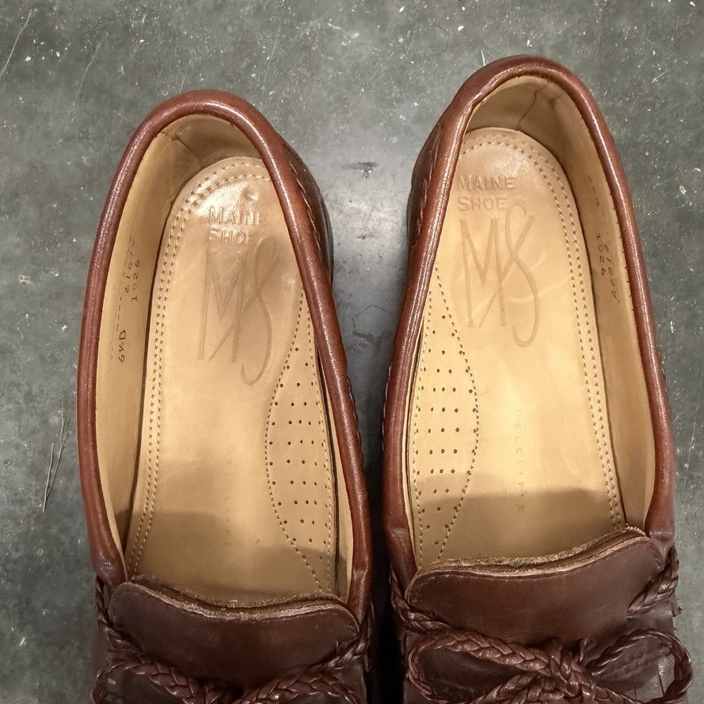 Allen Edmonds Woodstock Loafers Kiltie Tassel Woman's Shoes Sz 6 1/2 B Made USA - Picture 5 of 9